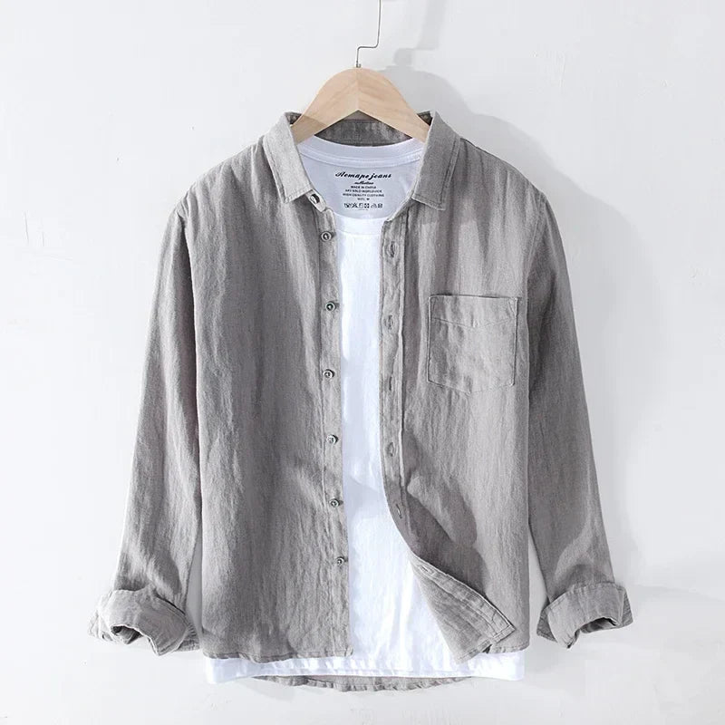 Lachlan - Chemise en Lin - Intemporelle - Hommes-3
