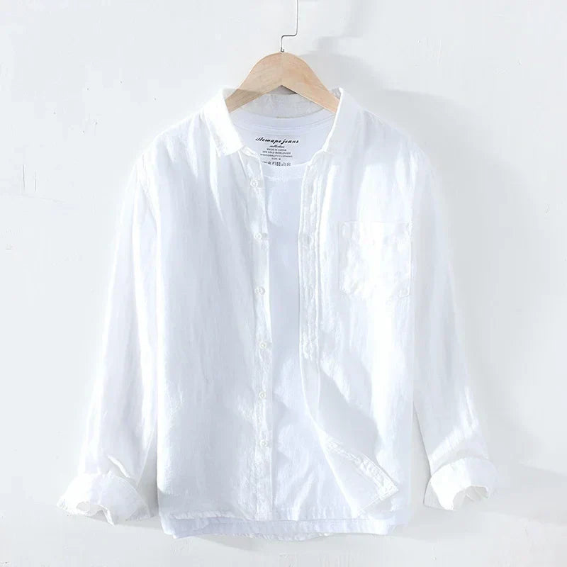 Image variante pour Lachlan - Chemise en lin - Intemporelle - Hommes-49
