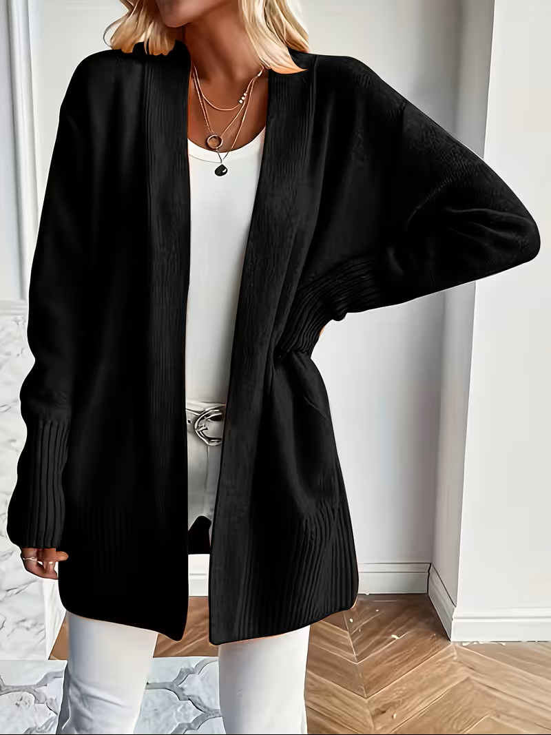 Caroline - Cardigan Élégant Oversize Long Ouvert