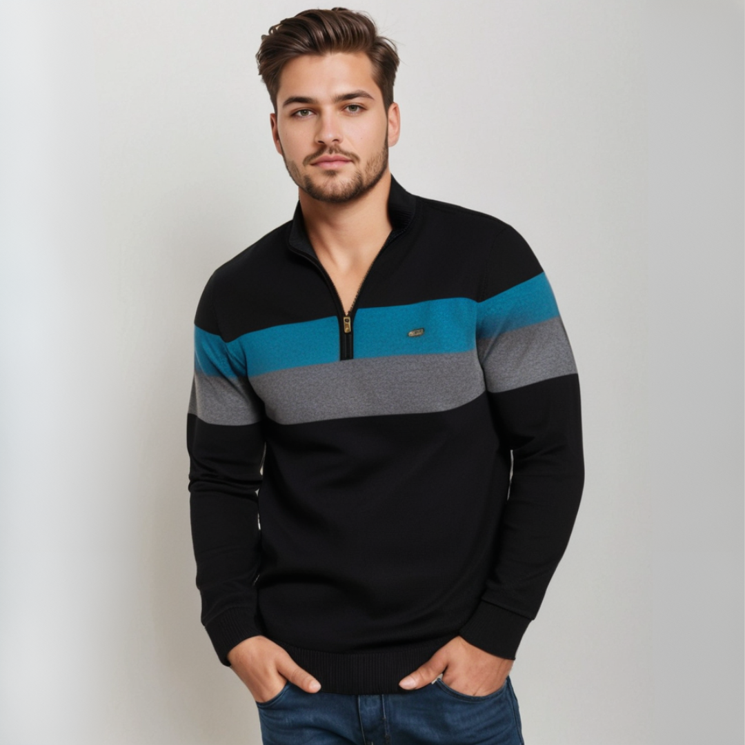 Stef – Pull Rayé Pour Hommes, Élégant Et Polyvalent