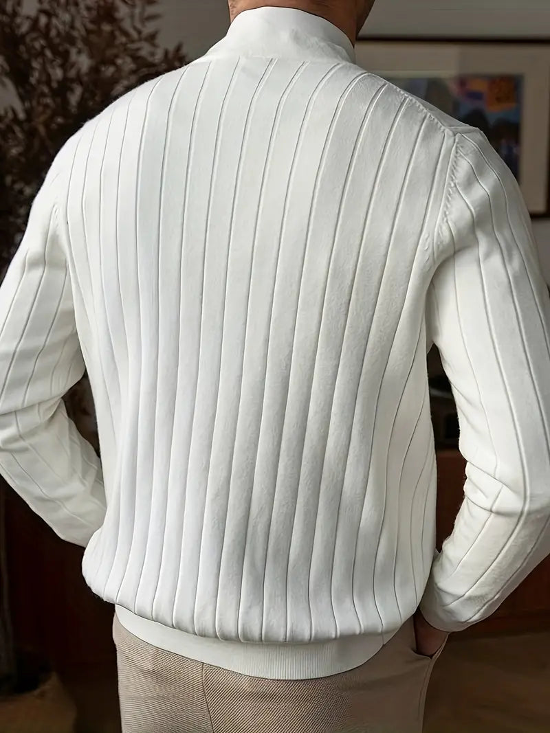 Victor – Cardigan En Maille Pour Hommes, Parfait Pour Les Occasions Formelles
