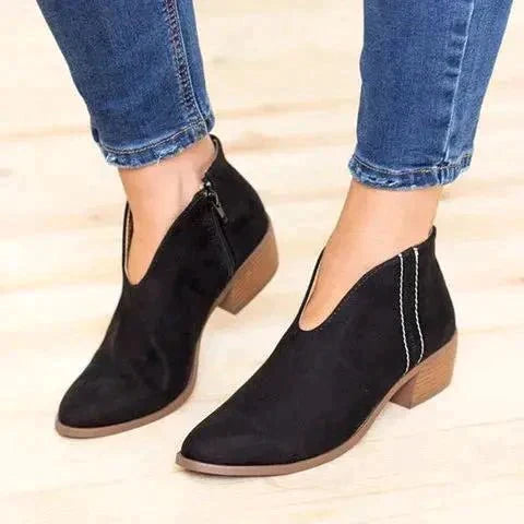 Sophie - Bottines Élégantes Avec Fermeture Éclair Sur Le Côté