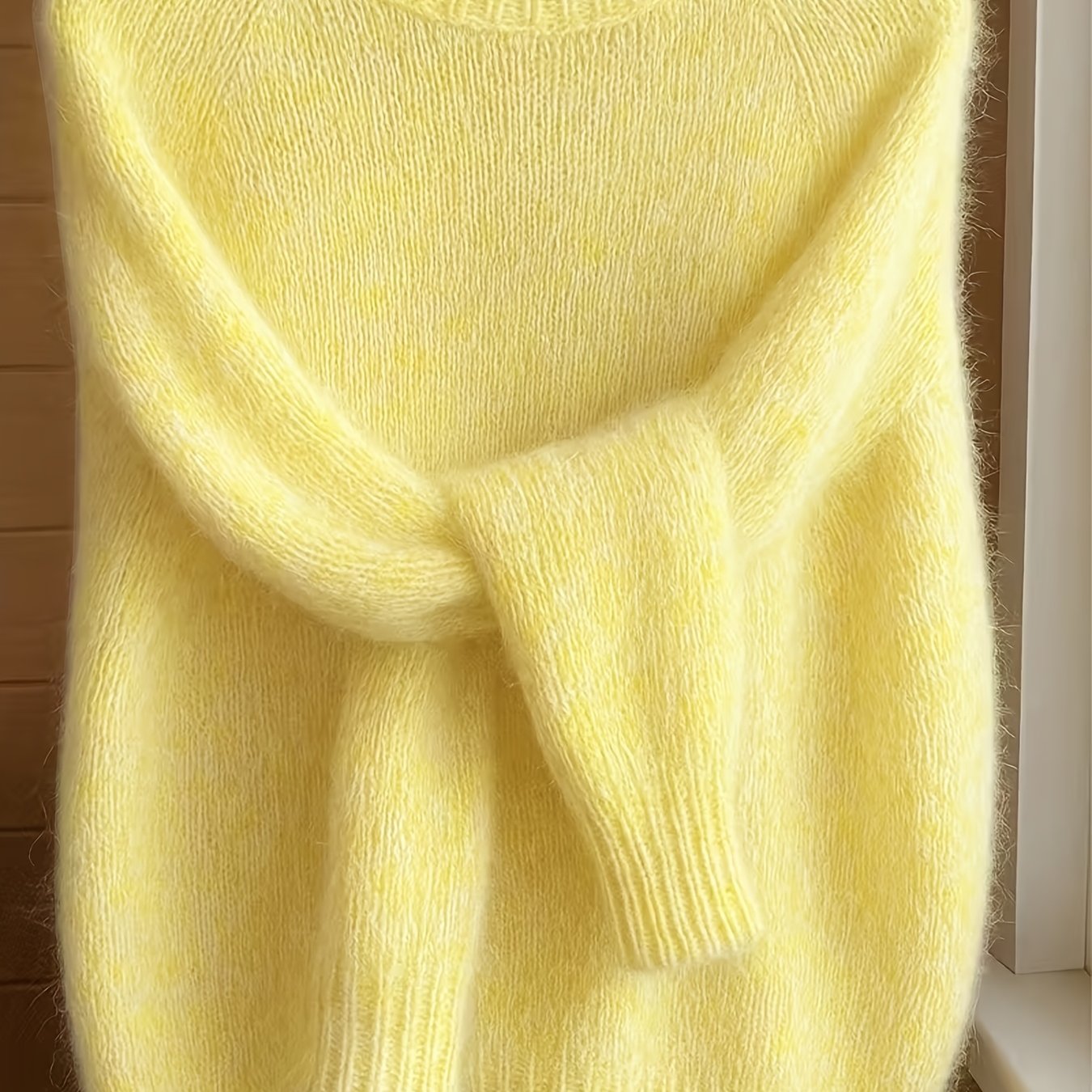Émilie - Pull Raffiné Col Rond Oversize