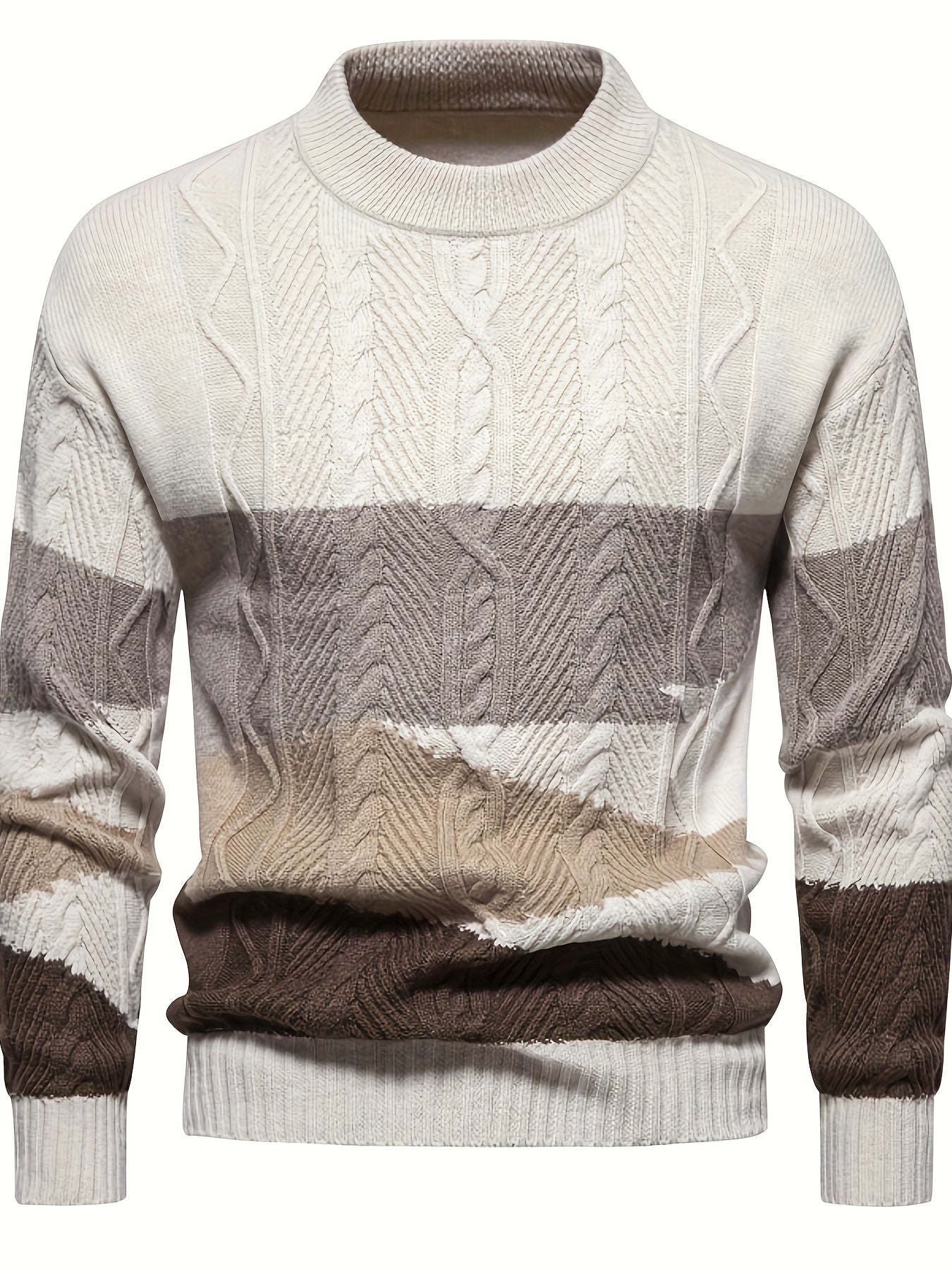 Marc - Pull Tricoté Vintage Homme