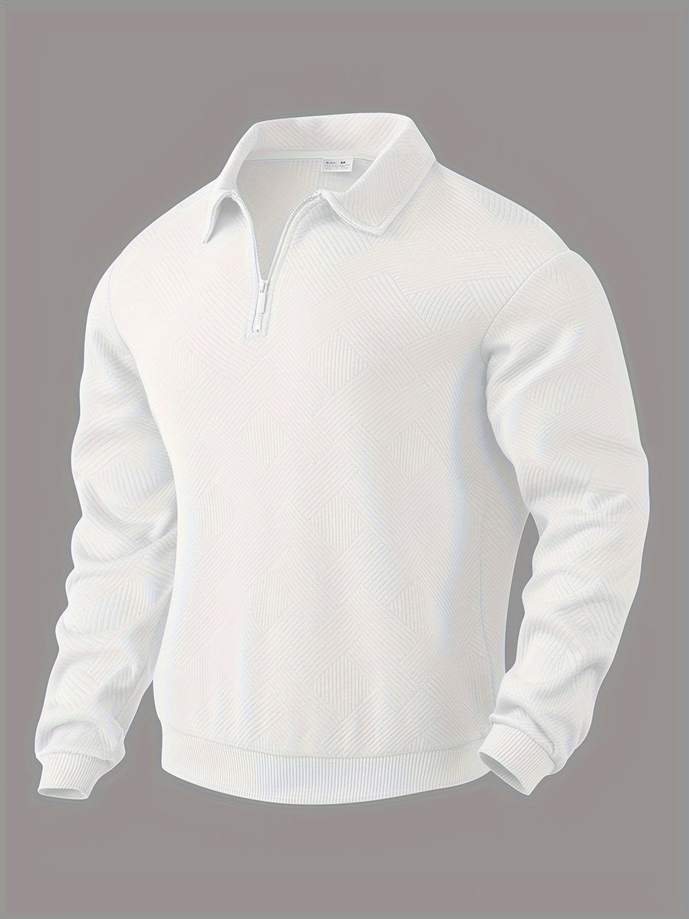 Jules – Pull Vintage Pour Hommes Avec Fermeture Éclair Et Motifs Géométriques