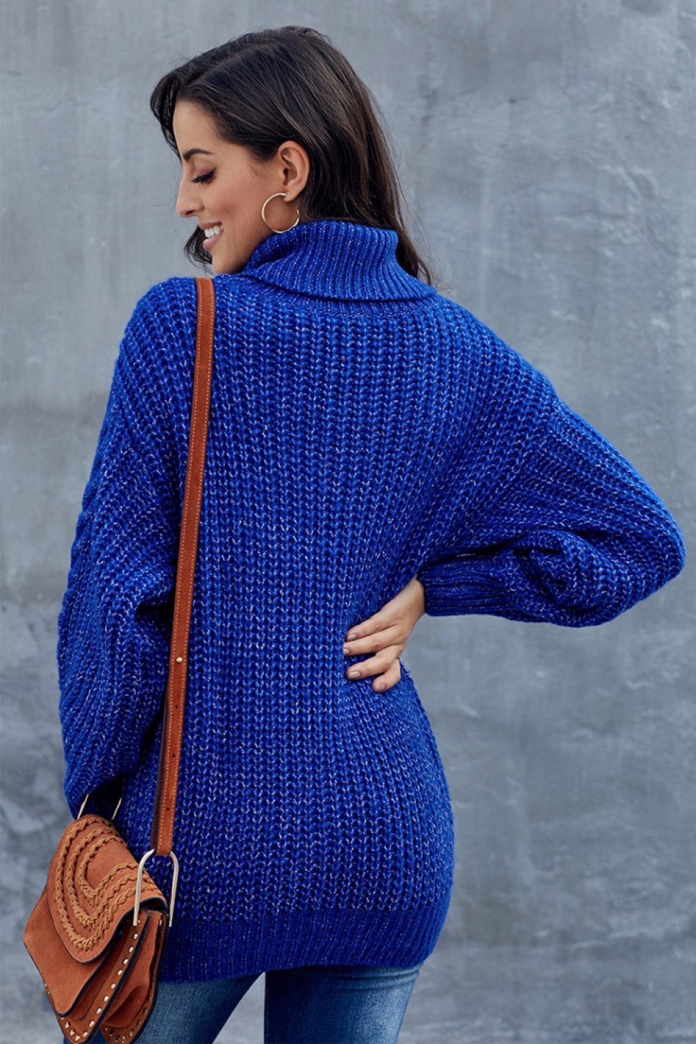 Amaris - Pull oversize en maille torsadée femme