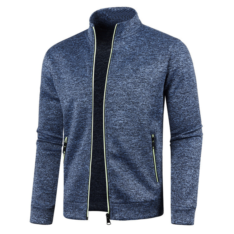 Julien - Veste Moderne Zippée Col Montant