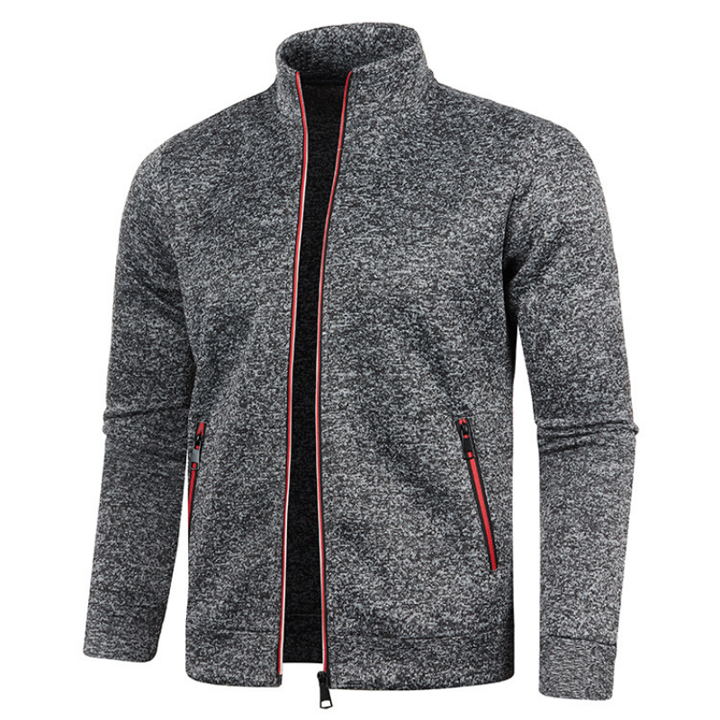 Julien - Veste Moderne Zippée Col Montant