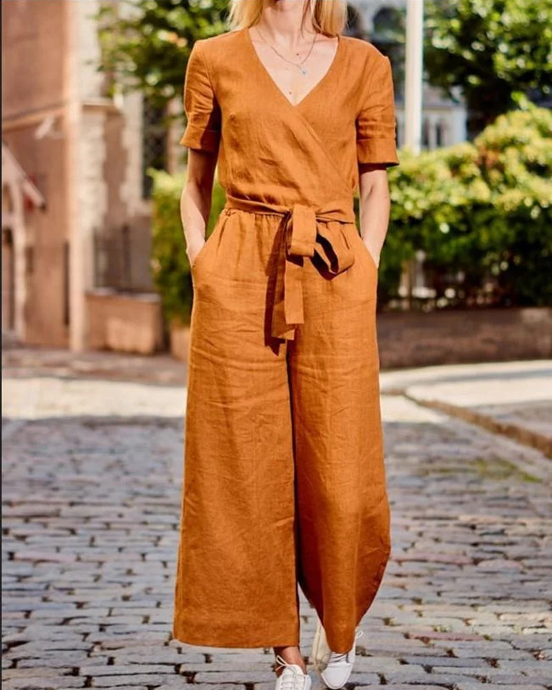 Image variante pour Aitana - Combinaison noire pour femmes - Décontractée et respirante - Parfaite pour toute occasion-5