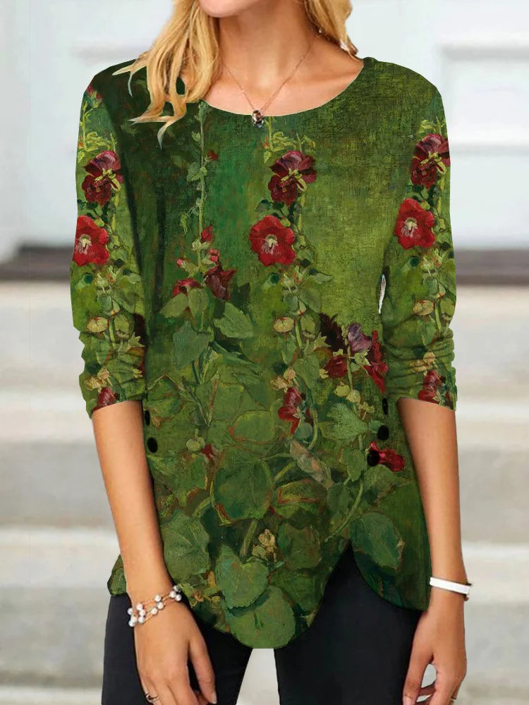 Adeline - Haut Imprimé Floral
