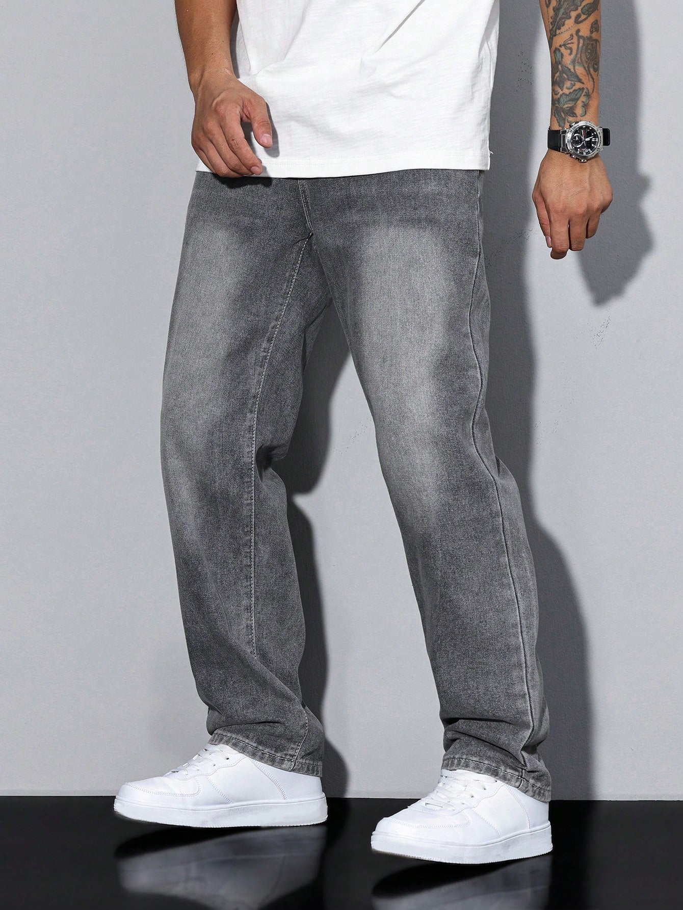 Fernando - Jean Baggy Confortable Homme