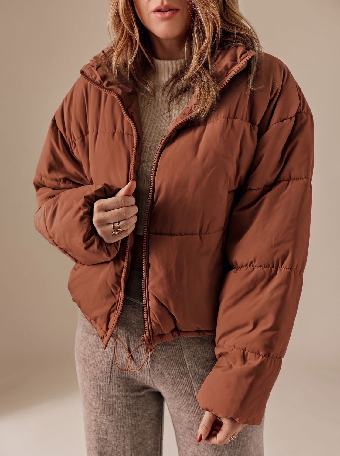 Sophie - Doudoune Chic Oversize Courte