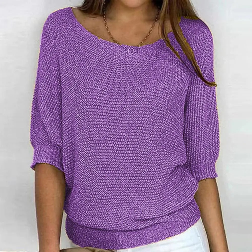 London - Pull chaud en maille pour femme