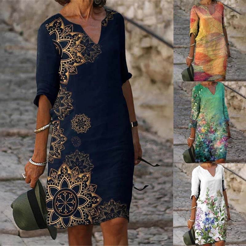 Monia - Robe Midi dâĂtĂ© Chic