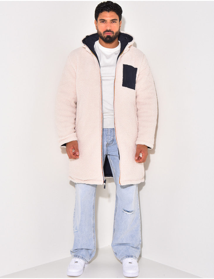 Nicolas - Manteau Chic Teddy Long