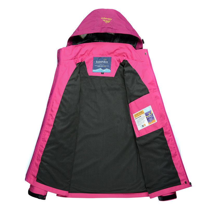 Éléonora - Imperméable Chic Capuche Zippée