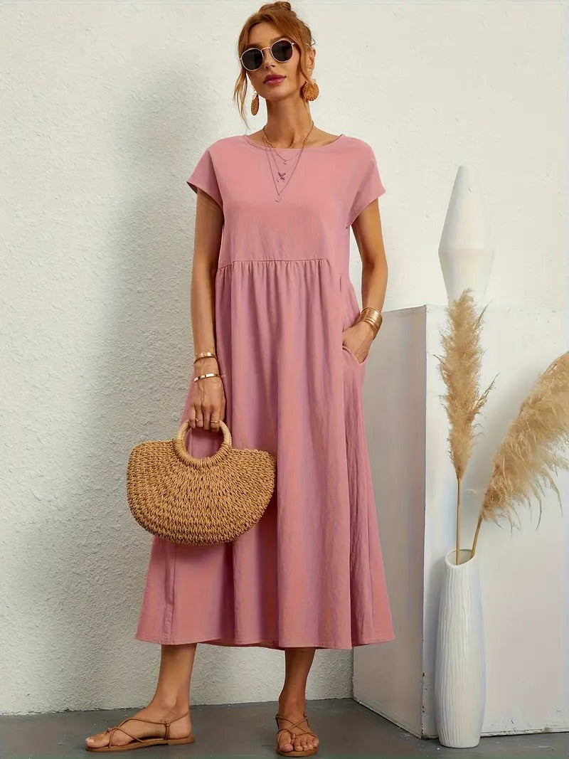 Noémie - Robe À Pochettes