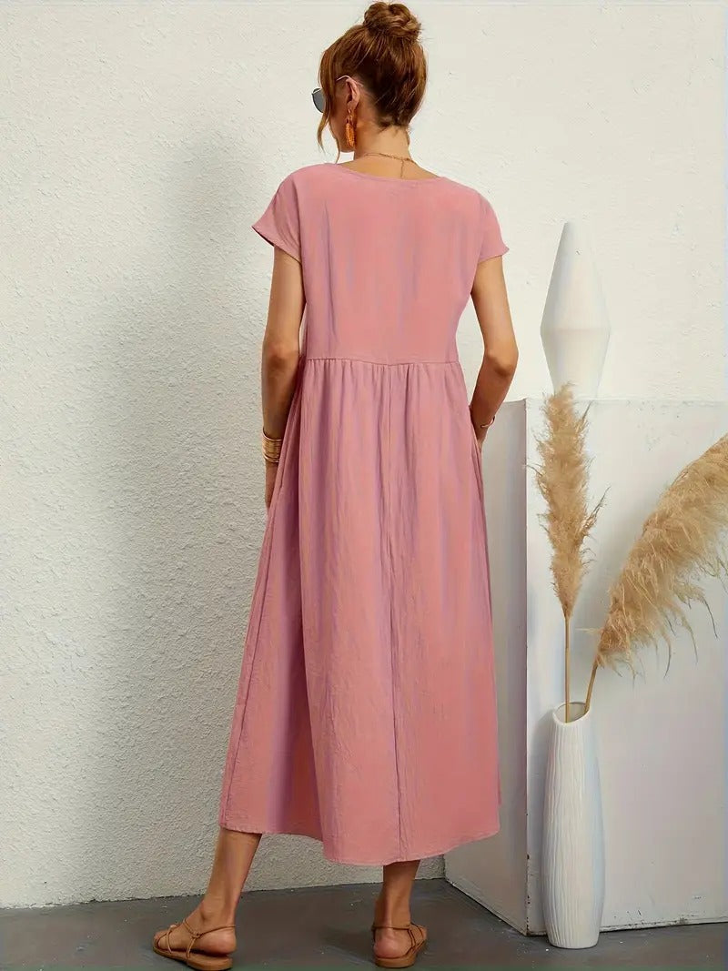 Noémie - Robe À Pochettes