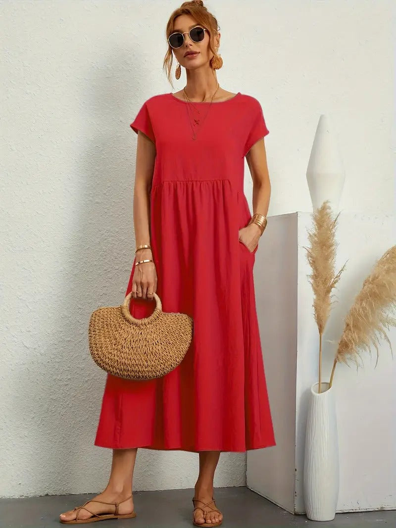 Noémie - Robe À Pochettes