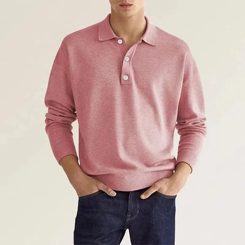 Homme Polo Manches Longues