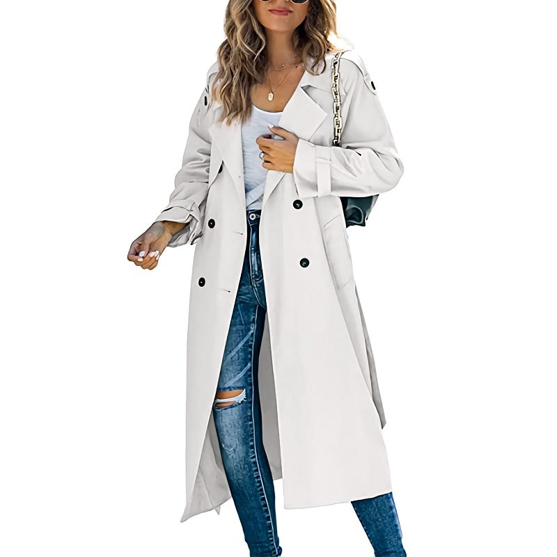 Zara - Trench Long ĂlĂ©gant Femme