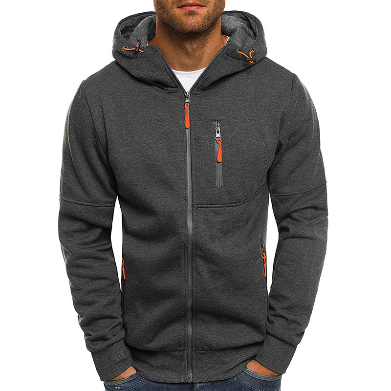 Thierry - Hoodie Chic Zippé Poches