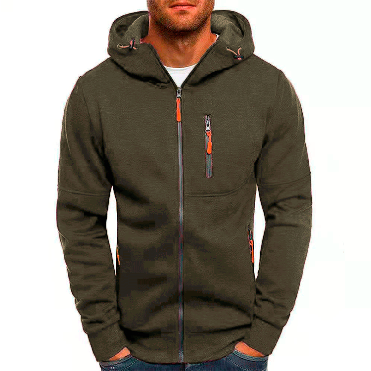Thierry - Hoodie Chic Zippé Poches