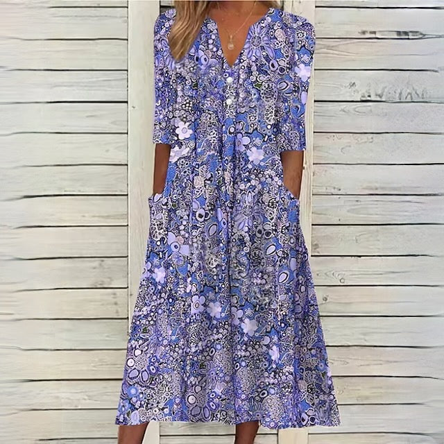 Zoé - Robe Fleurie Chic