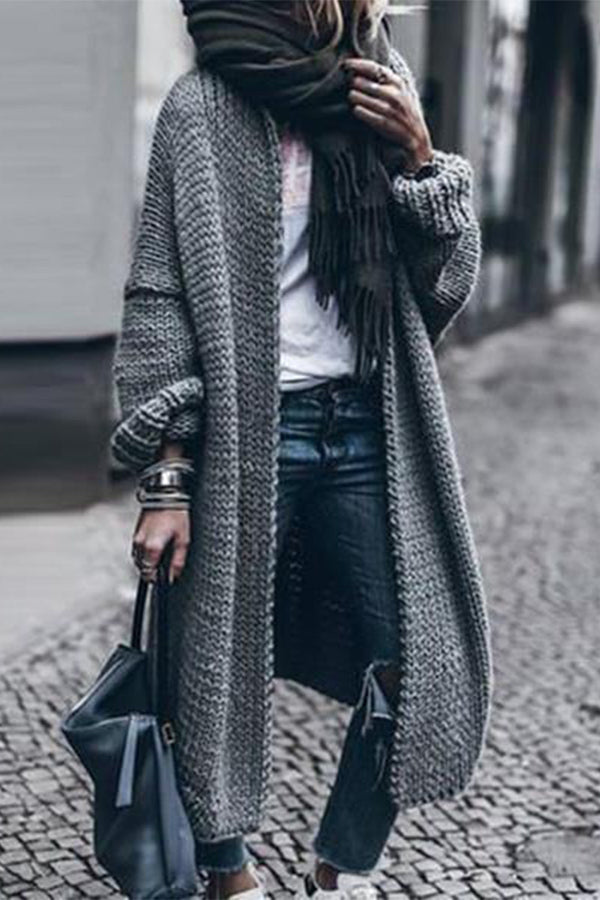 Thérèse - Cardigan En Maille À Manches Longues