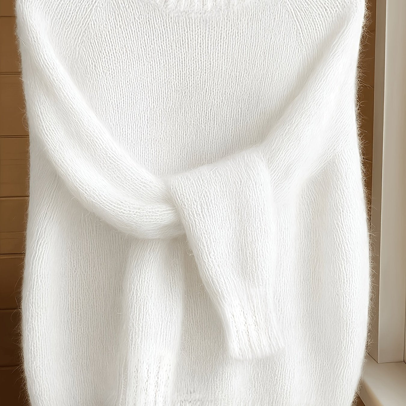 Émilie - Pull Raffiné Col Rond Oversize