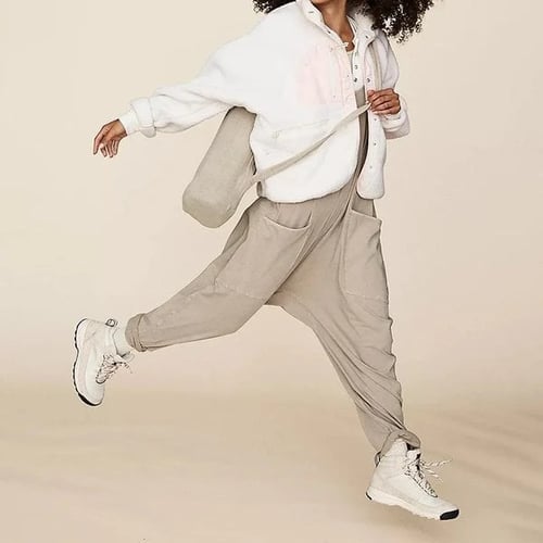 Image variante pour Lotte - Combinaison noire pour femmes - Jambes larges et confortable - Femmes-19