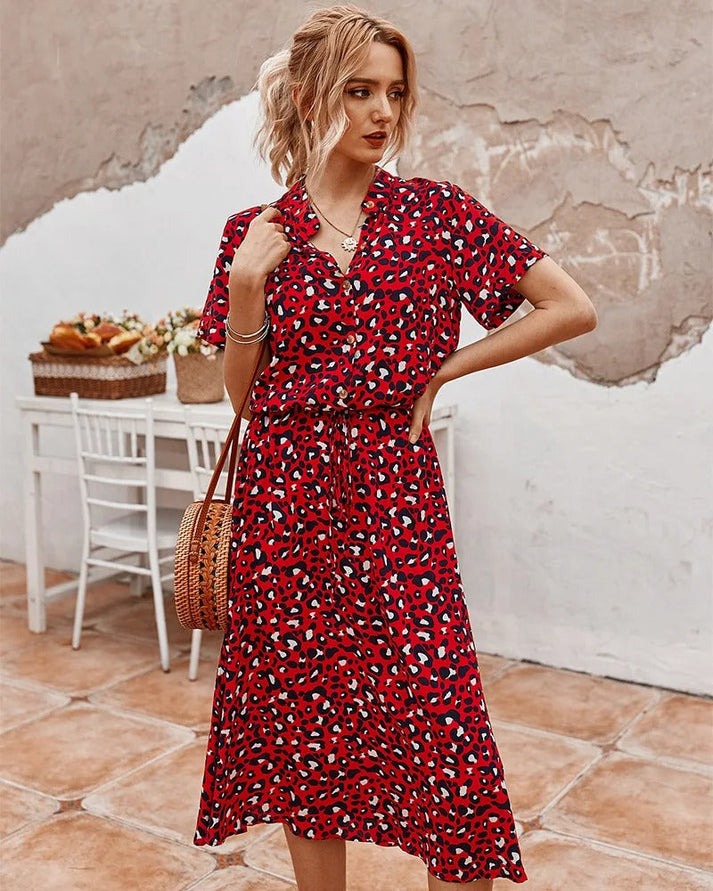 Robe Midi Femme Légère d'Été - Camille