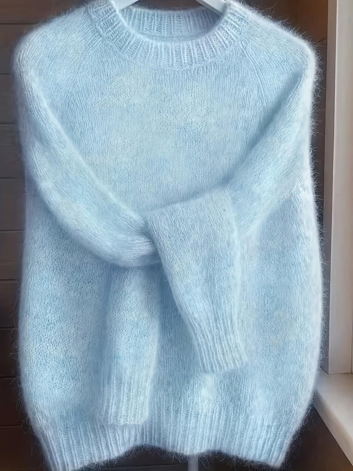 Émilie - Pull Raffiné Col Rond Oversize
