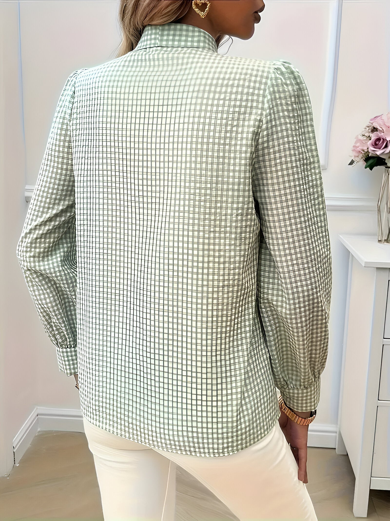 Chemise Femme À Manches Bouffantes - Brielle