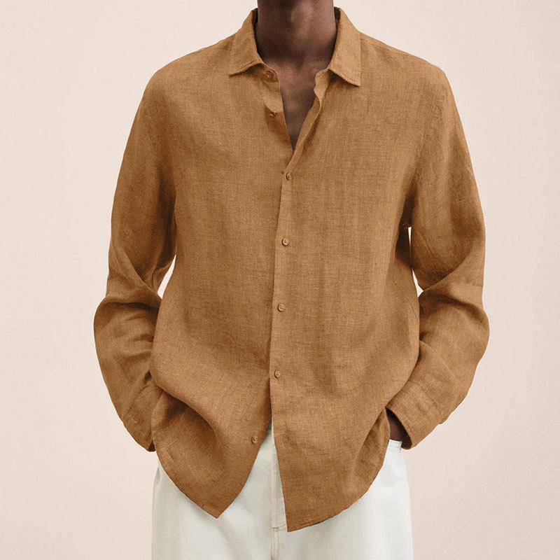 Image variante pour Hilaire - Chemise en lin - Coupe décontractée - Homme-41