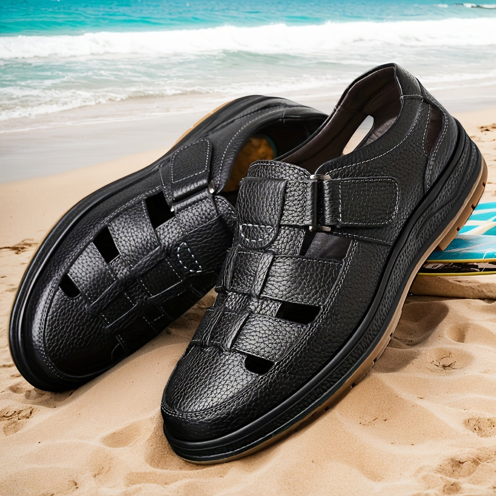 Axel - Sandales Cuir Confortables Homme