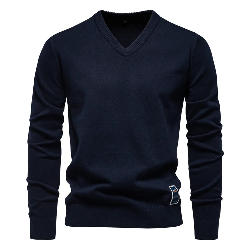 James - Pull Col V Homme