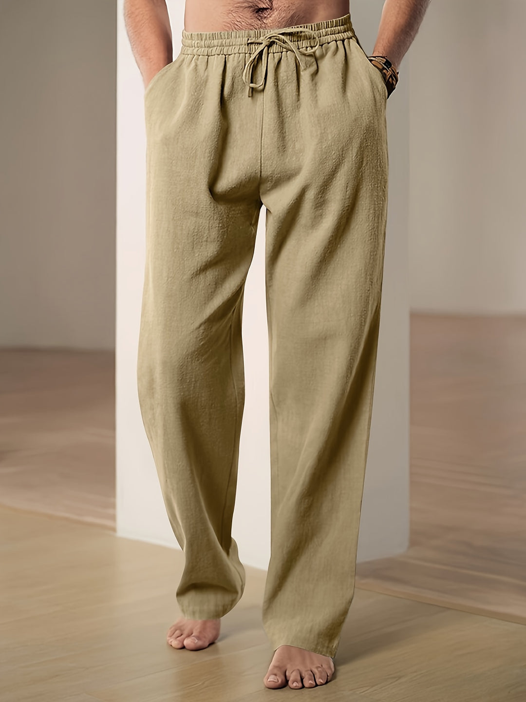 Antonio - Pantalon Lin Léger Homme