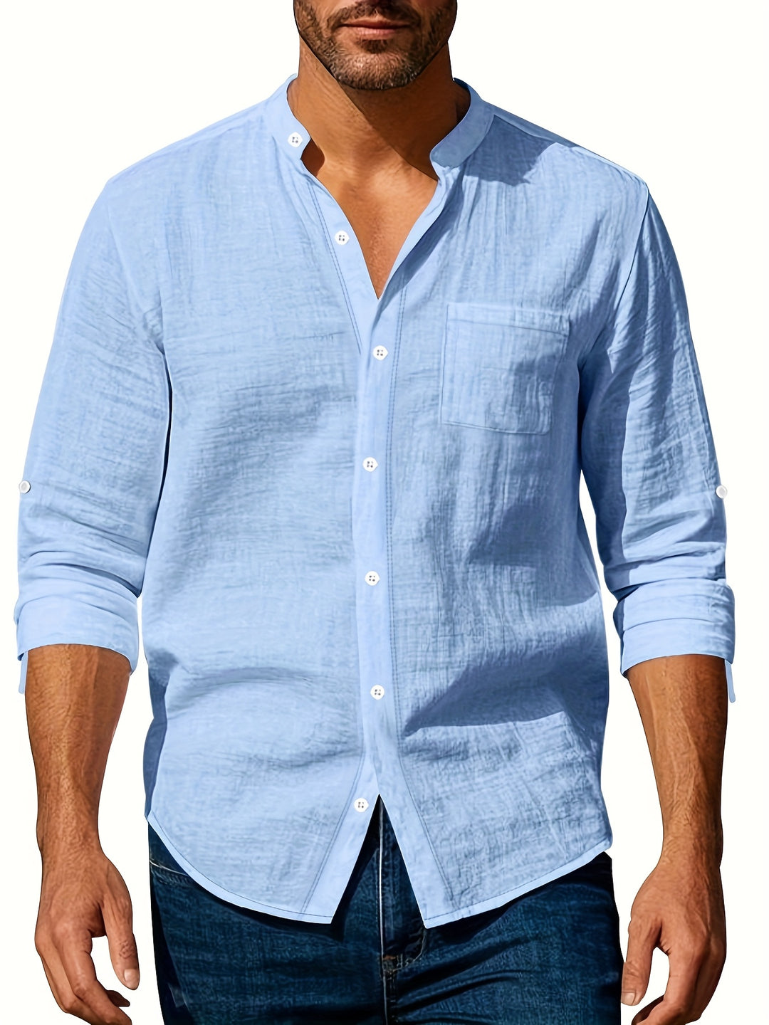 Lucas - Chemise en Lin Casual Homme