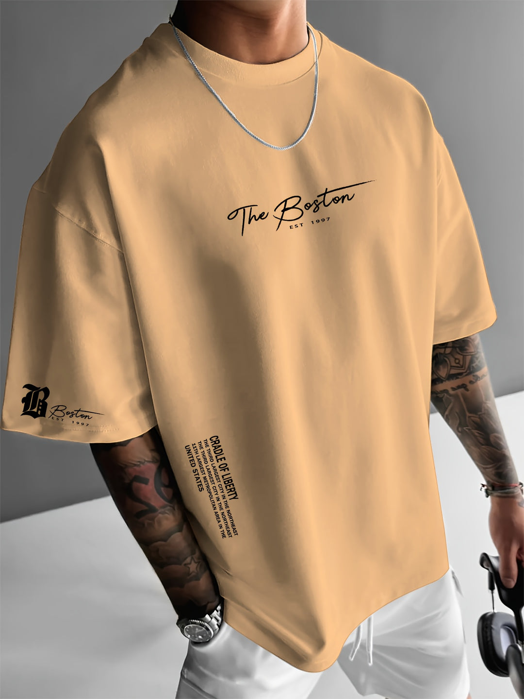 Tomas - T-Shirt Imprimé Casual Homme