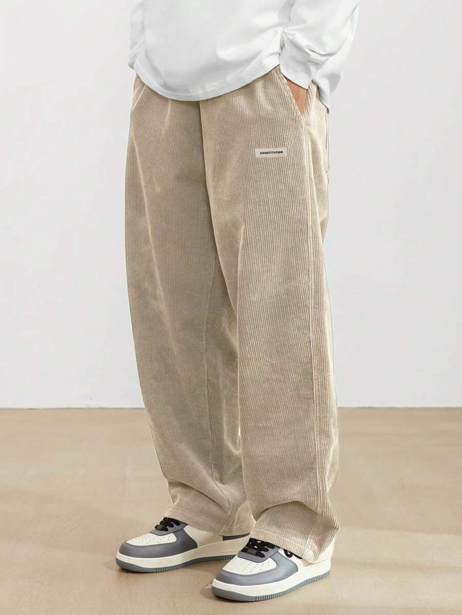 Enzo - Pantalon Velours Côtelé Confortable Homme