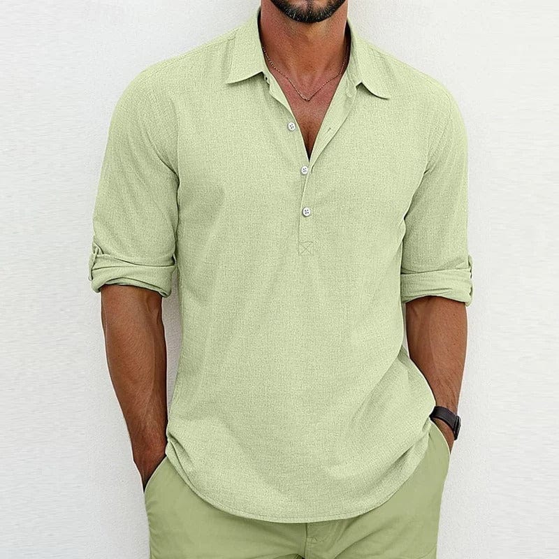 Tomas - Polo Lin Casual Homme