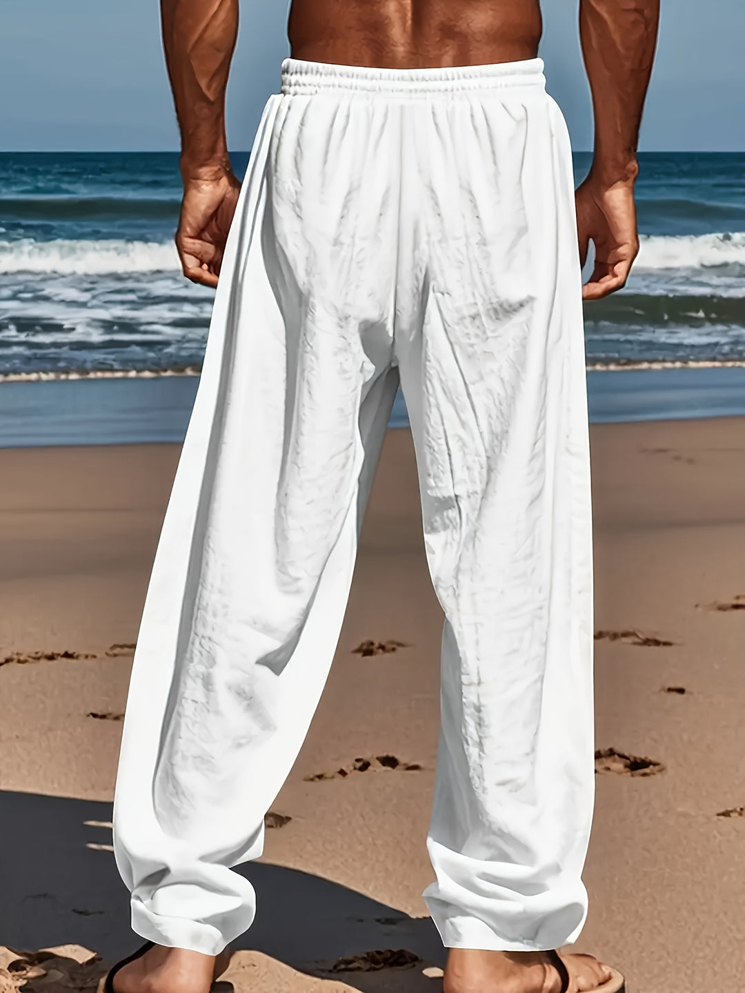 Milo - Pantalon Lin Casual Homme