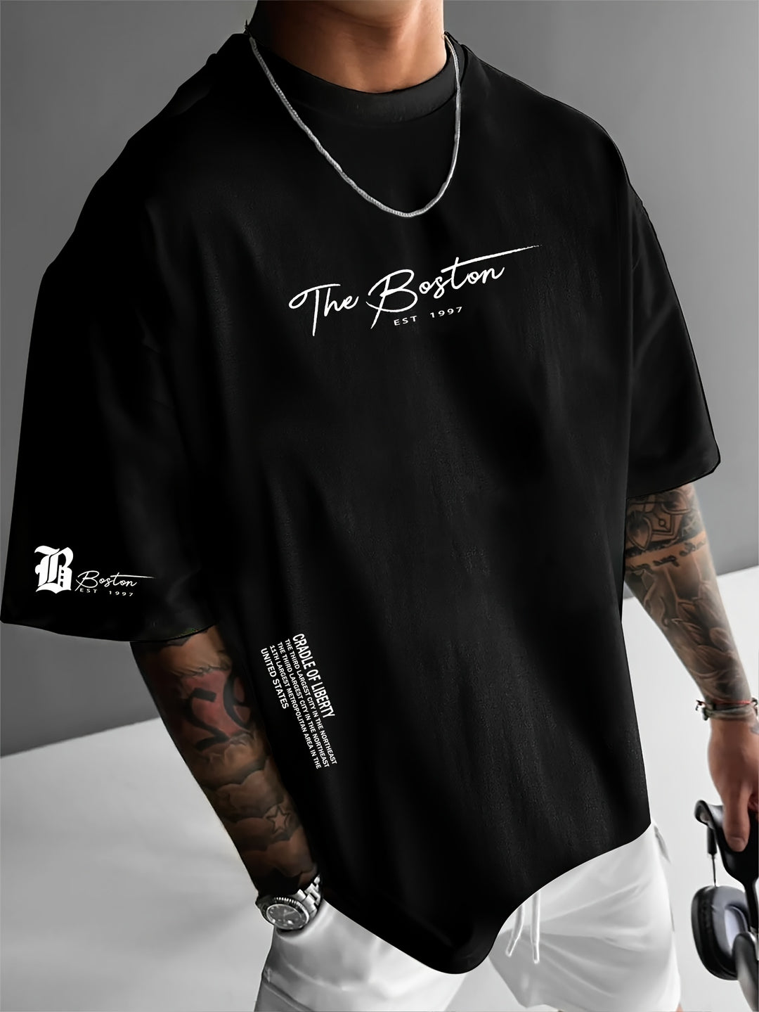 Tomas - T-Shirt Imprimé Casual Homme