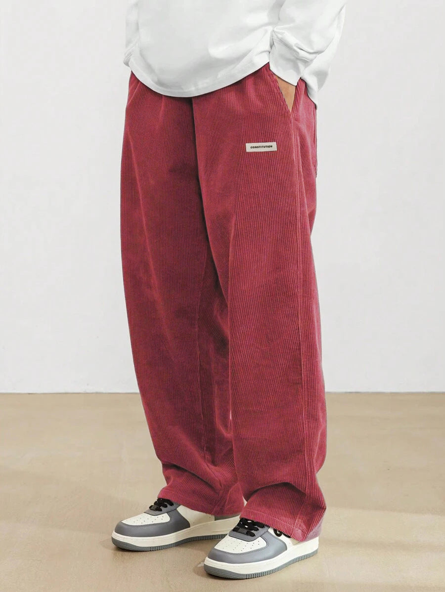 Enzo - Pantalon Velours Côtelé Confortable Homme