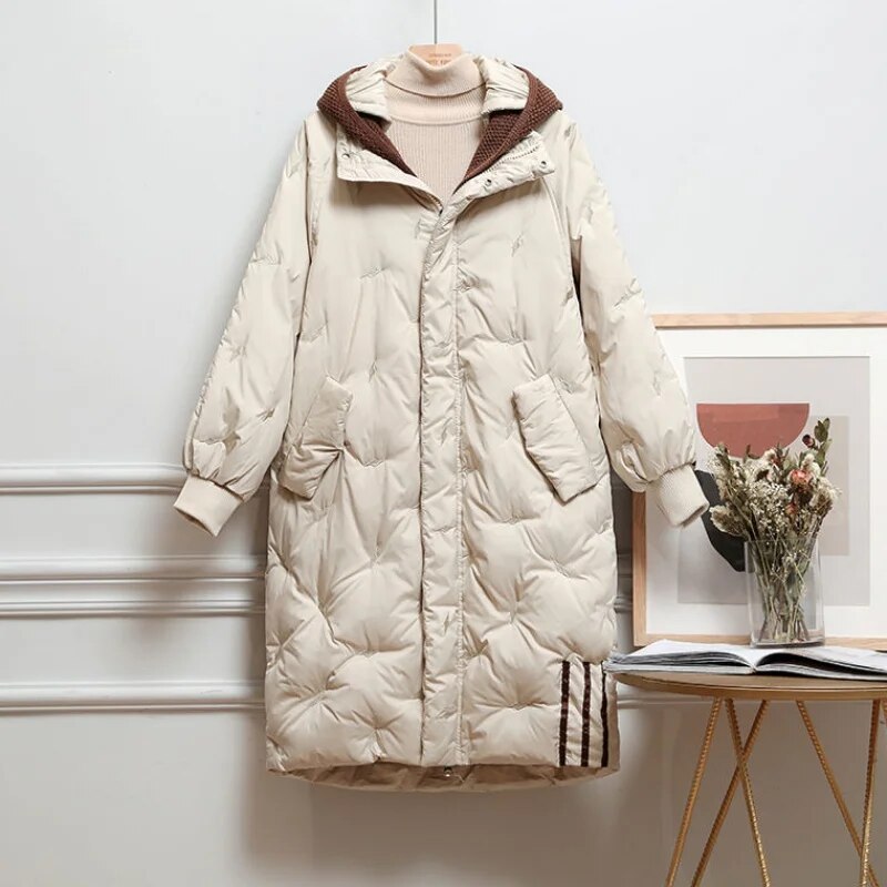 Danielle - Doudoune Élégante Oversize à Capuche