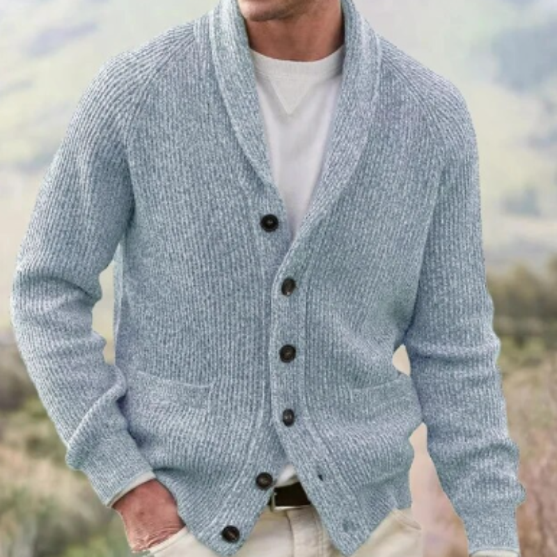 Arthur - Cardigan Laine Col V Homme