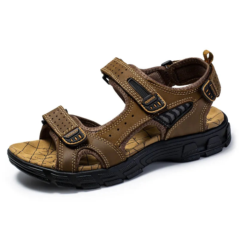 Oscar - Sandales en Cuir Confortables pour Homme