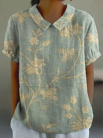 Chemise décontractée imprimée pour femme | LégÚre et stylée