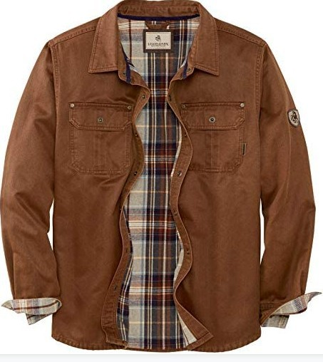 Veste homme en toile doublée